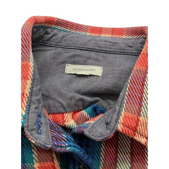 Outerknown Womens Blanket Shirt Organic Cotton Plaid Colorful Outdoor Size XS/S - Picture 8 of 12